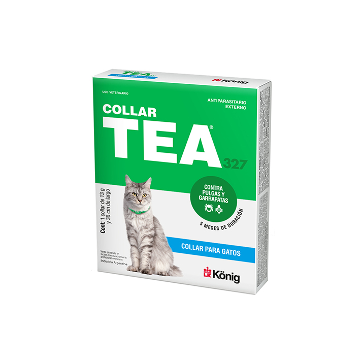 nicotina texto apelación Tea 327 Collar para Gatos - Konig - Productos veterinarios para pequeños  animales y animales productivos