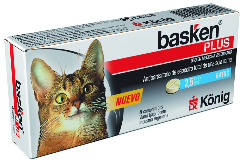corte largo cáustico esconder Basken Plus Gatos - Konig - Productos veterinarios para pequeños animales y  animales productivos